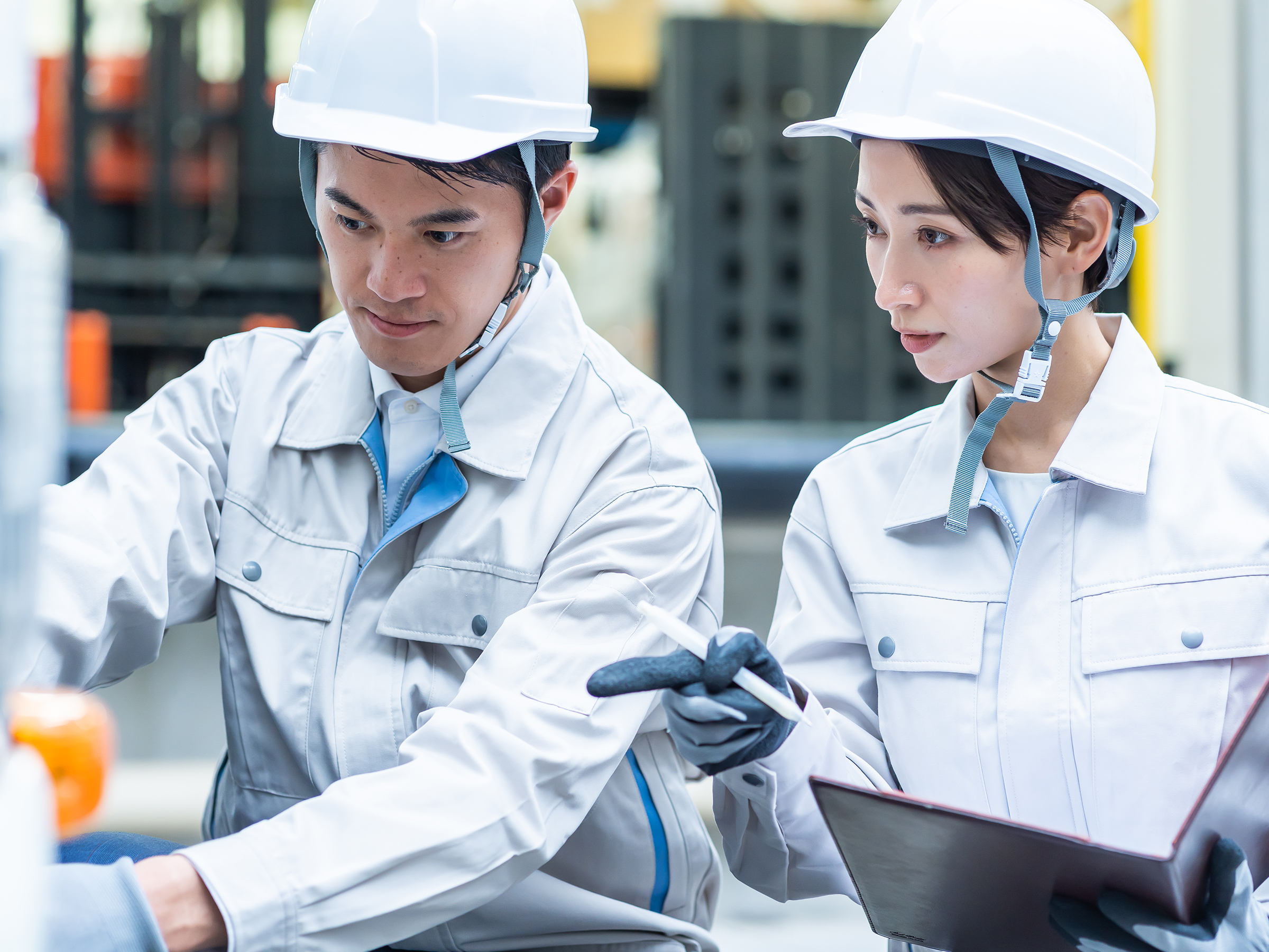 現場での作業風景1